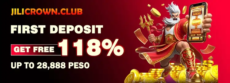 jilicrown 1st deposit bonus