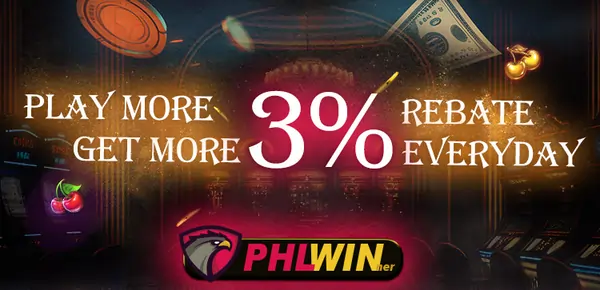 PHLWIN 3% REBATE