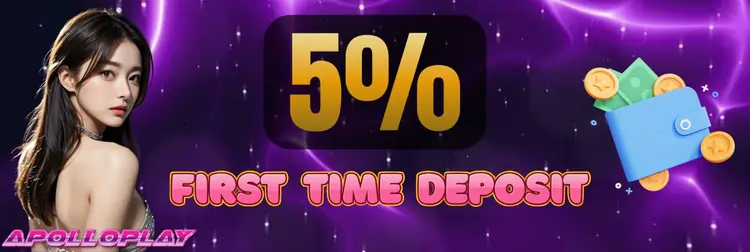 APPOLLOPLAY88 5% 1ST DEPOSIT BONUS