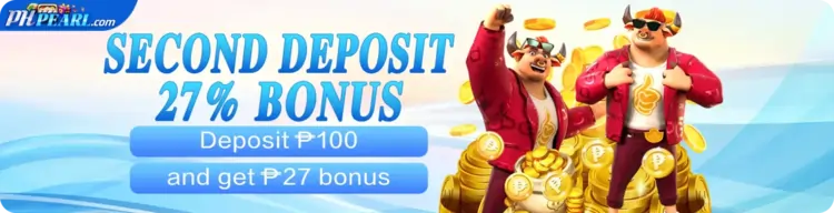 PHPEARL 2nd deposit bonus