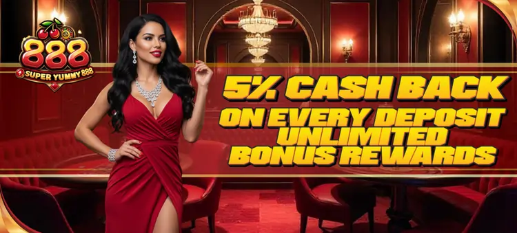 SUPERYUMMY888 5% CASHBACK