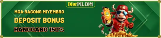 DIOR PH 150% DEPOSIT BONUS