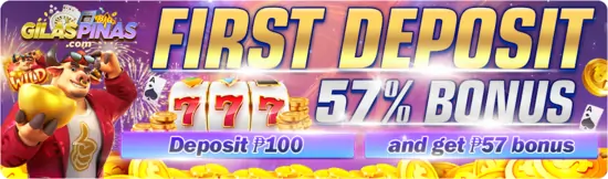 GILASPINAS 1ST DEPOSIT BONUS