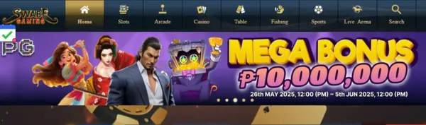 SWABE GAMING MEGA BONUS