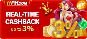 11PH 3% CASHBACK