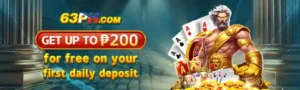 63PH PLUS 200 DEPOSIT BONUS